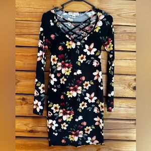 Floral Long Sleeve Dress